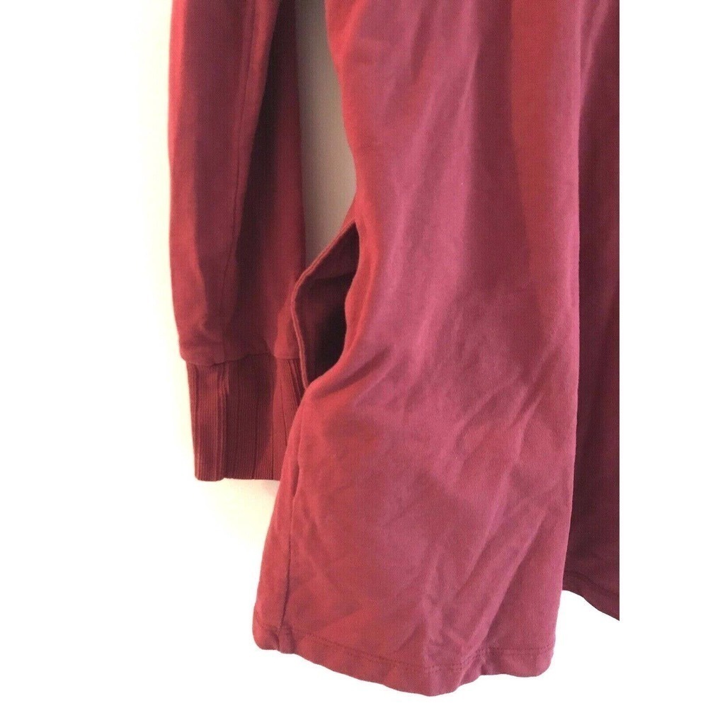 Lucky Brand | Womens Size M Red Darci Wrap Jacket Cotton Long Sleeves Knit - Picture 9 of 10
